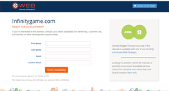 Desktop Screenshot of infinitygame.com